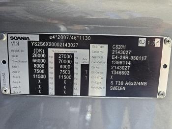S730 6x2/4 - LIFT - STEERING AXLE / RETARDER / FULL AIR /